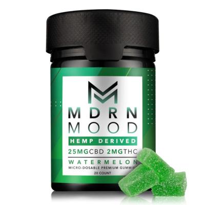 GUMMIES MDRN MOOD - Pastèque 25 MG/CBD 2 MG/THC