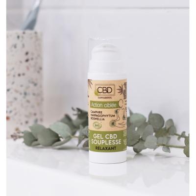 Gel souplesse CBD relaxante